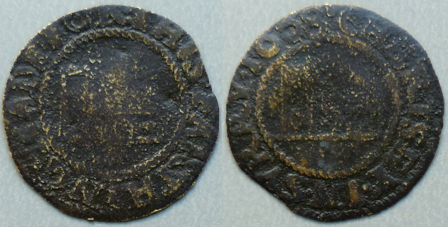 Chertsey, town issue 1668 farthing token